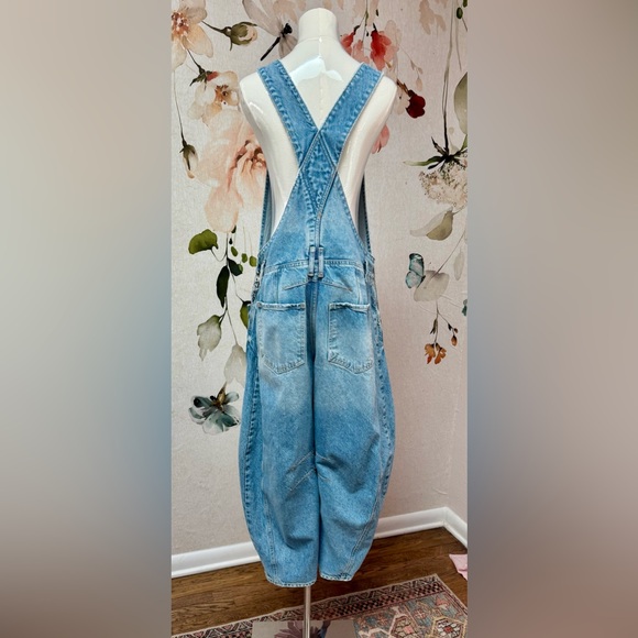 Free People Good Luck Barrel Overalls - Picture 2 of 7